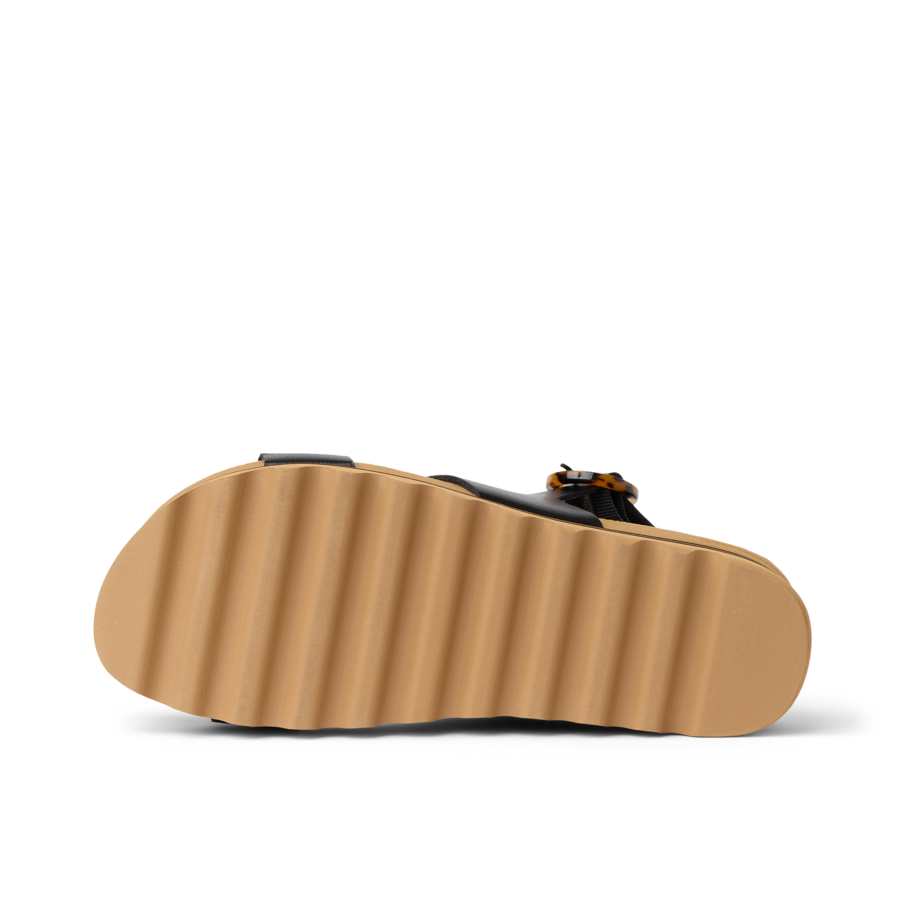 Reef Vista Hi Buckle - Black/Tan