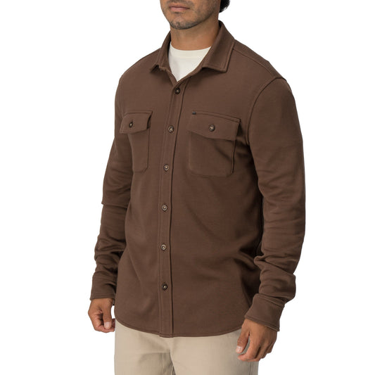 Reef Coltrane Pique Shirt - Carafe