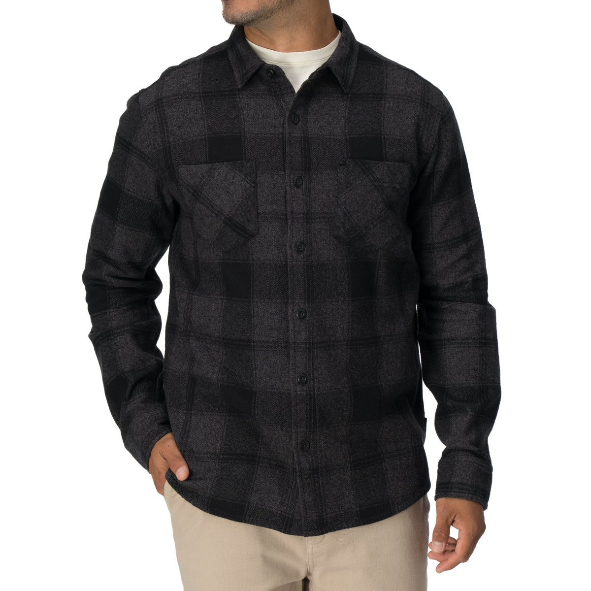 Reef Reggie Flannel Shirt - Caviar