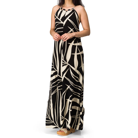 Reef Tori Linen Maxi Dress - Black