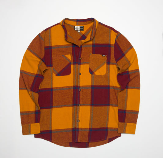 Reef Morris Ls Wvn Shirt - Cathay Spice
