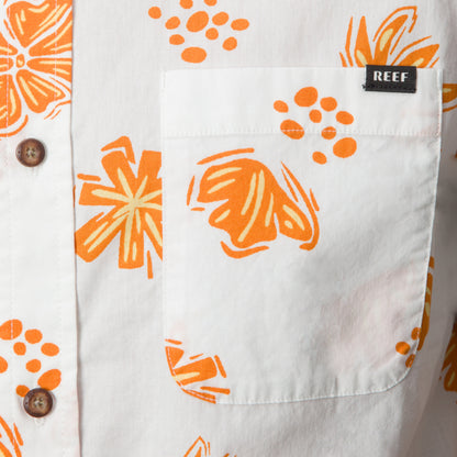 Reef Lawson Short Sleeve Shirt - Bright White