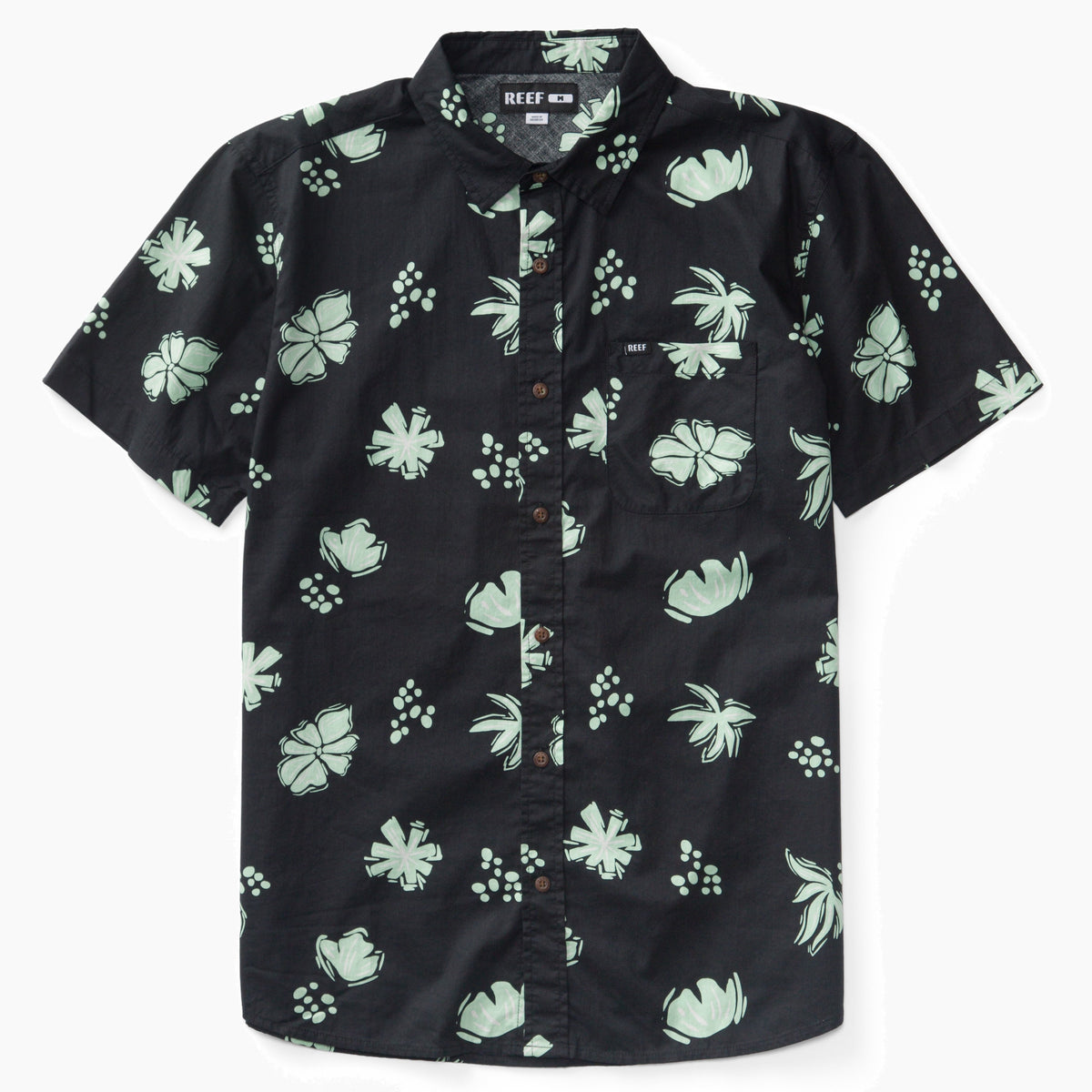 Reef Lawson Short Sleeve Shirt - Caviar