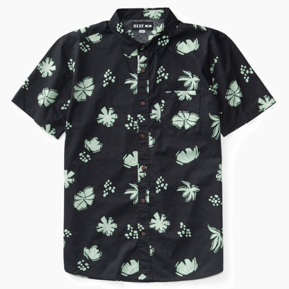 Reef Lawson Short Sleeve Shirt - Caviar