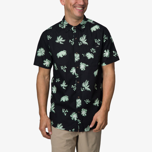 Reef Lawson Short Sleeve Shirt - Caviar