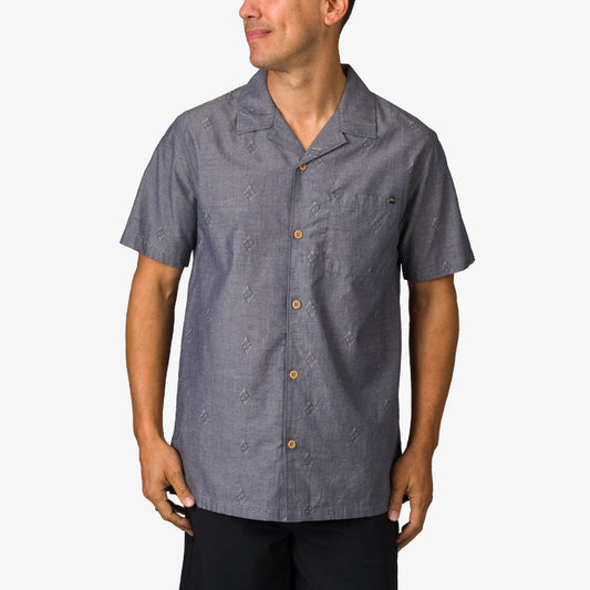 Reef Harold Camp Shirt - Crown Blue