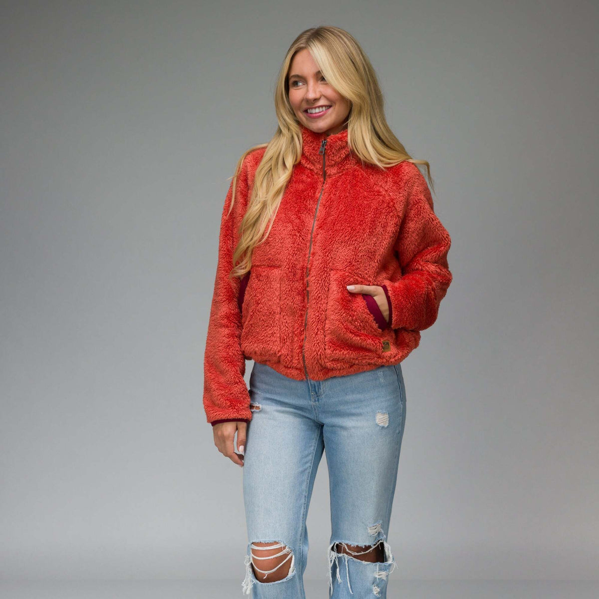 Reef Pilot Sherpa Jacket - Chili