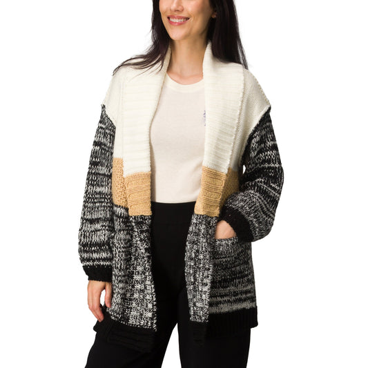 Reef Hazy Sweater Cardigan - Caviar