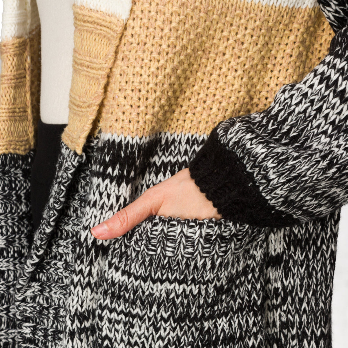 Reef Hazy Sweater Cardigan - Caviar