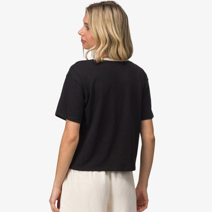 Reef Sun Lover Ringer Tee - Caviar