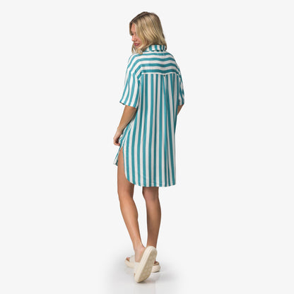 Reef Ollie Shirt Dress - Brittany Blue