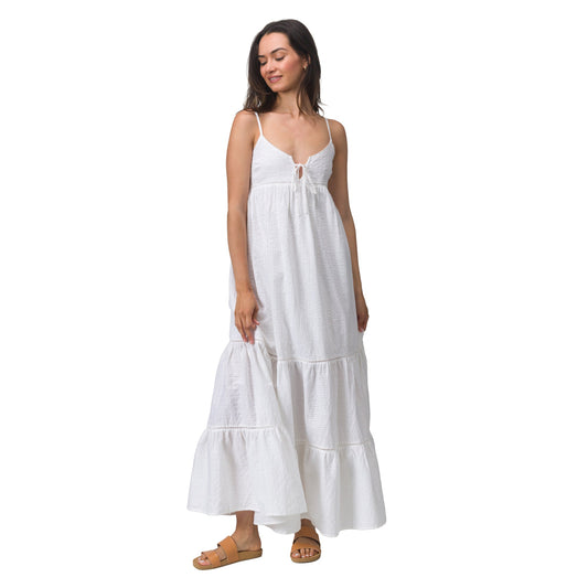 Reef Yuni Maxi Dress - Bright White