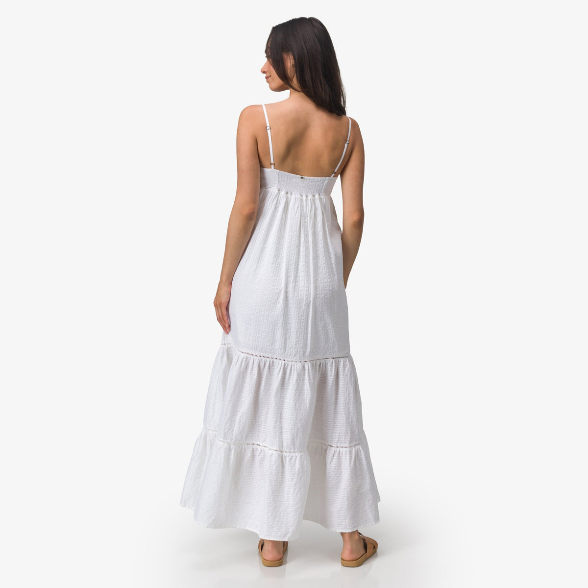Reef Yuni Maxi Dress - Bright White