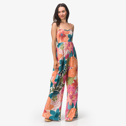 Reef Eve Wide Leg Romper - Eve Floral