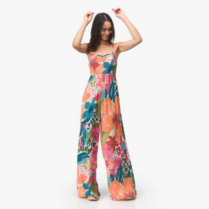 Reef Eve Wide Leg Romper - Eve Floral