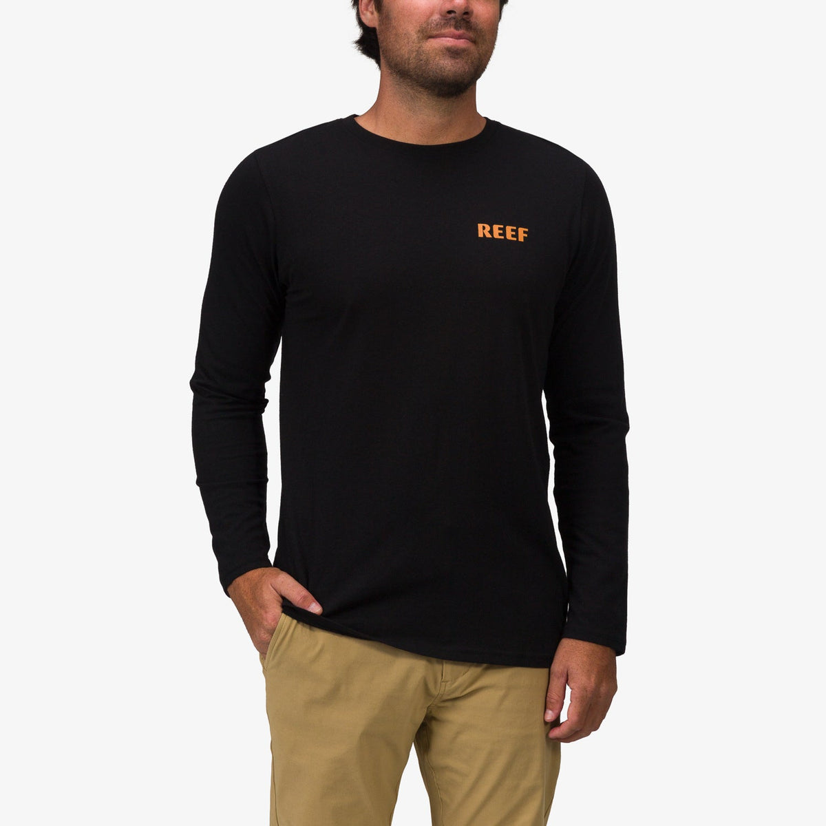 Reef Wellie 24 Long Sleeve Tee - Black