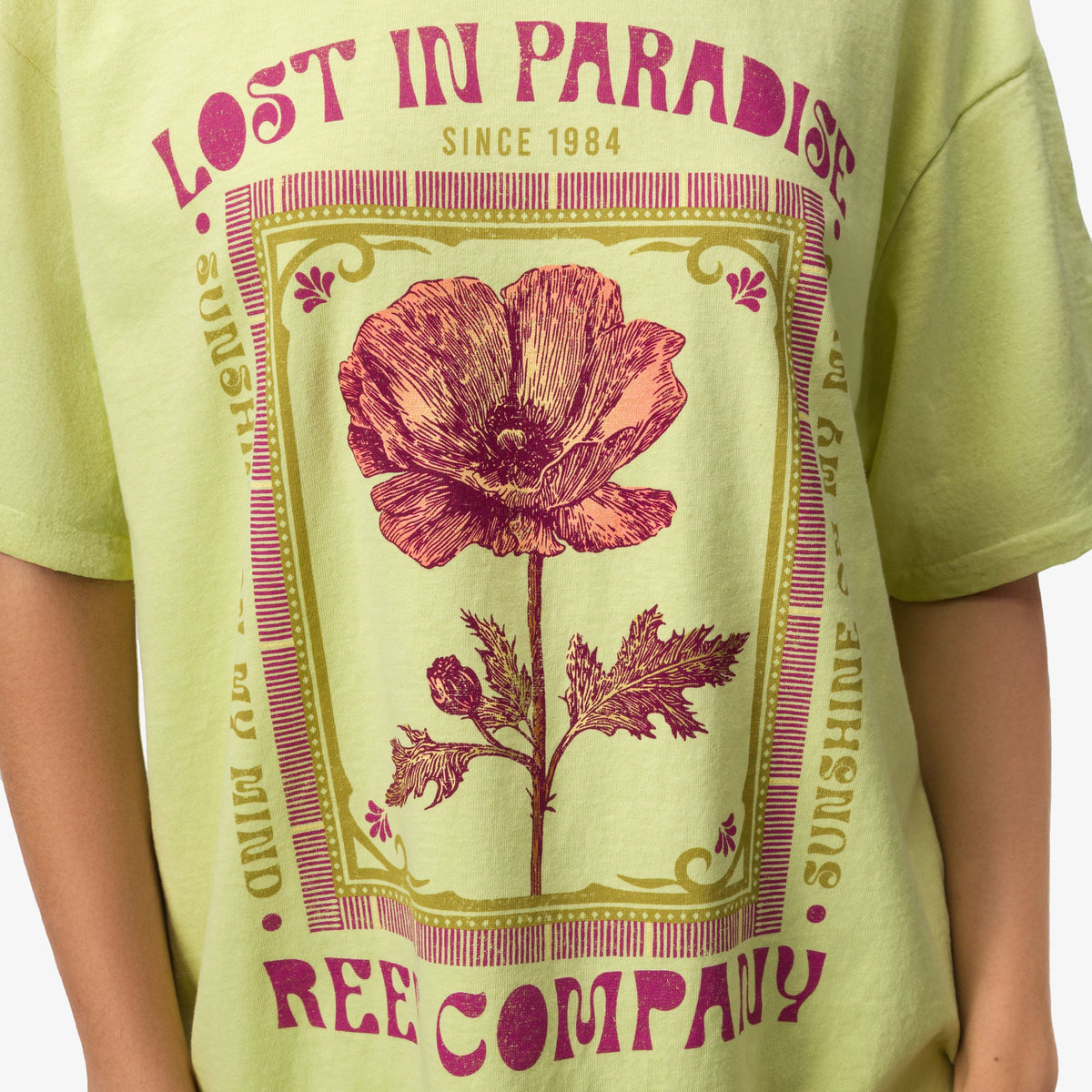 Reef Lost Girls Boyfriend Crew - Mist Green