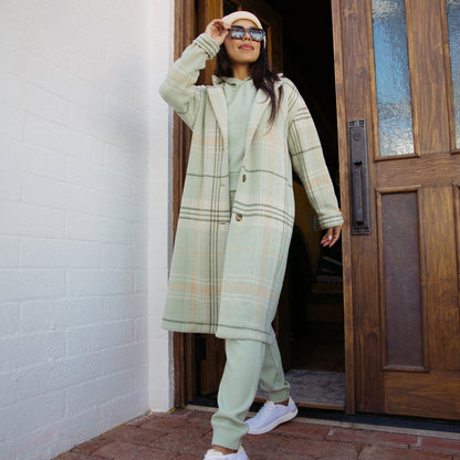 Reef Beverly Knit Trench - Desert Sage