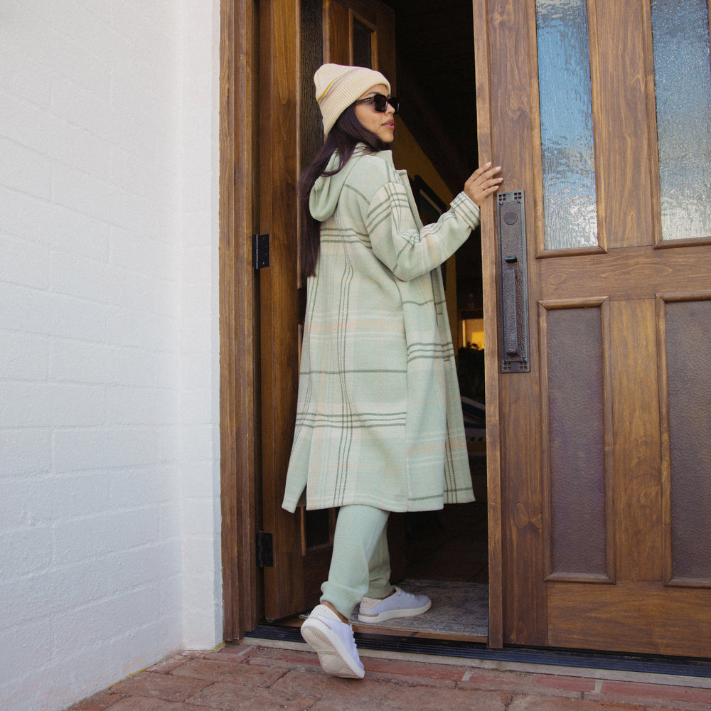 Reef Beverly Knit Trench - Desert Sage