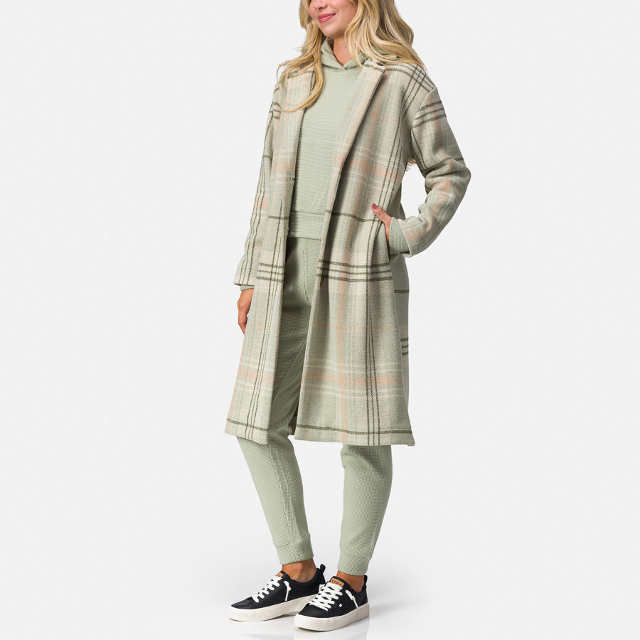 Reef Beverly Knit Trench - Desert Sage