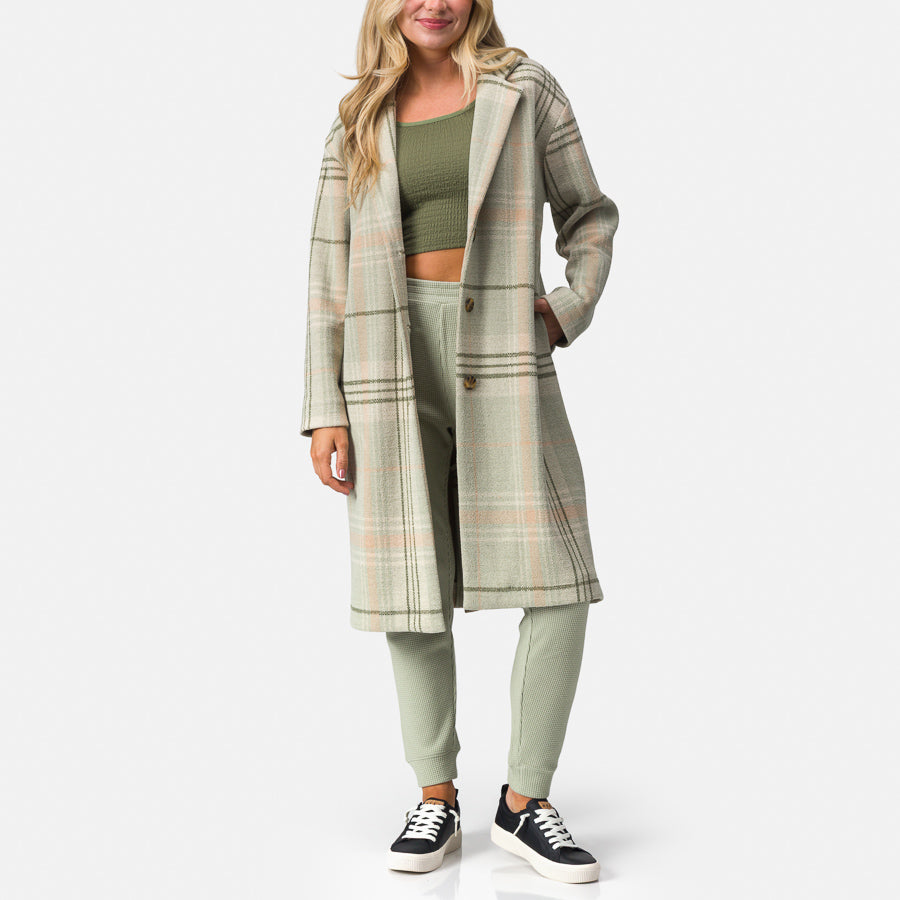 Reef Beverly Knit Trench - Desert Sage