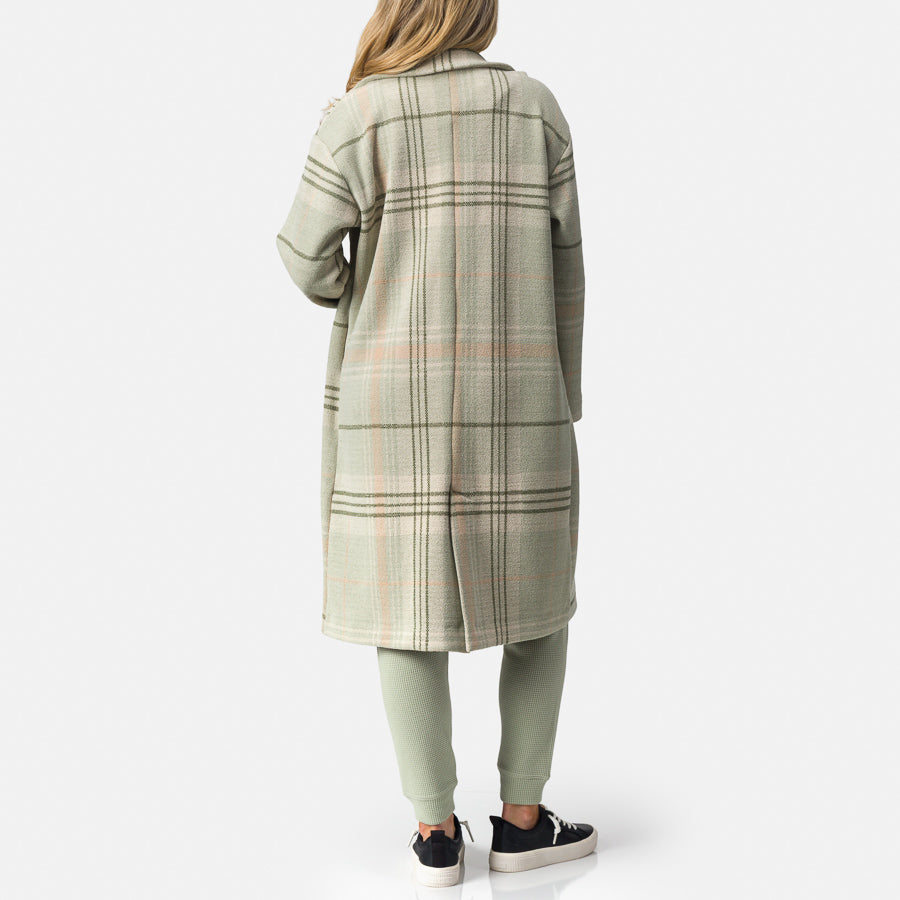 Reef Beverly Knit Trench - Desert Sage