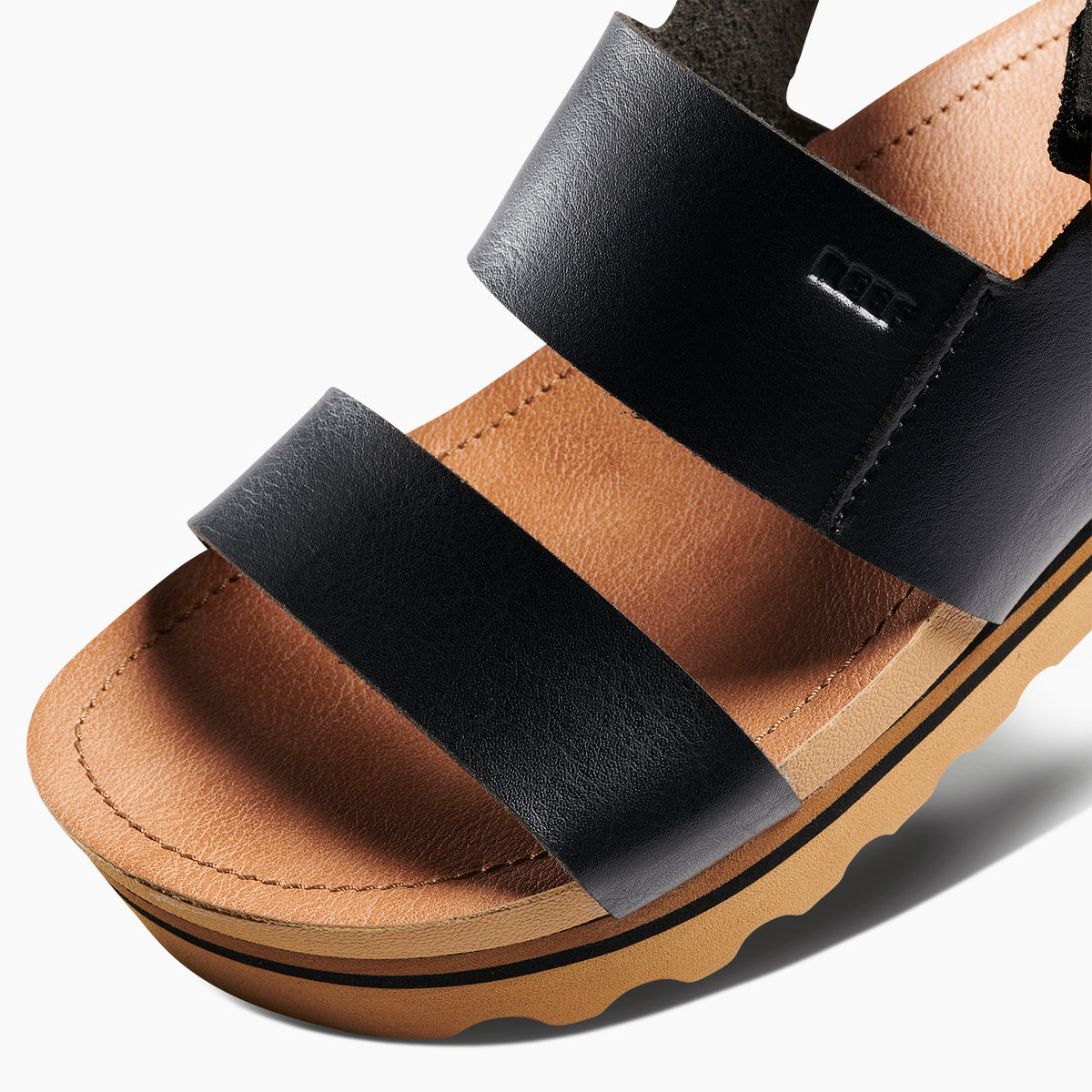 Reef Vista Hi Buckle - Black/Tan