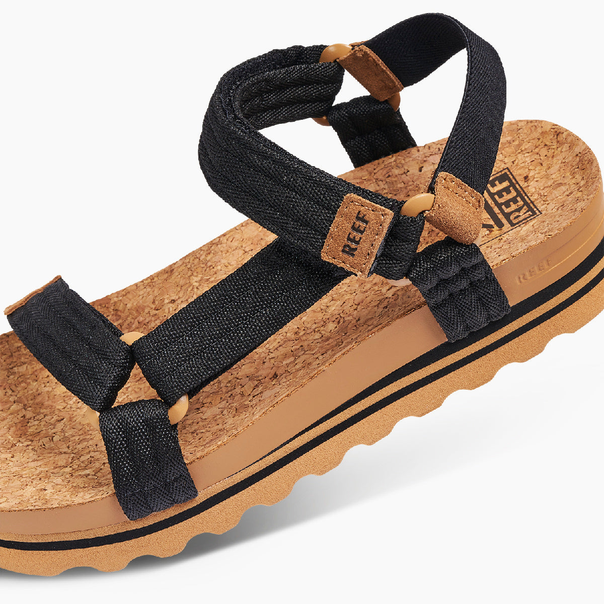 Reef Cushion Rem Hi - Black/Tan