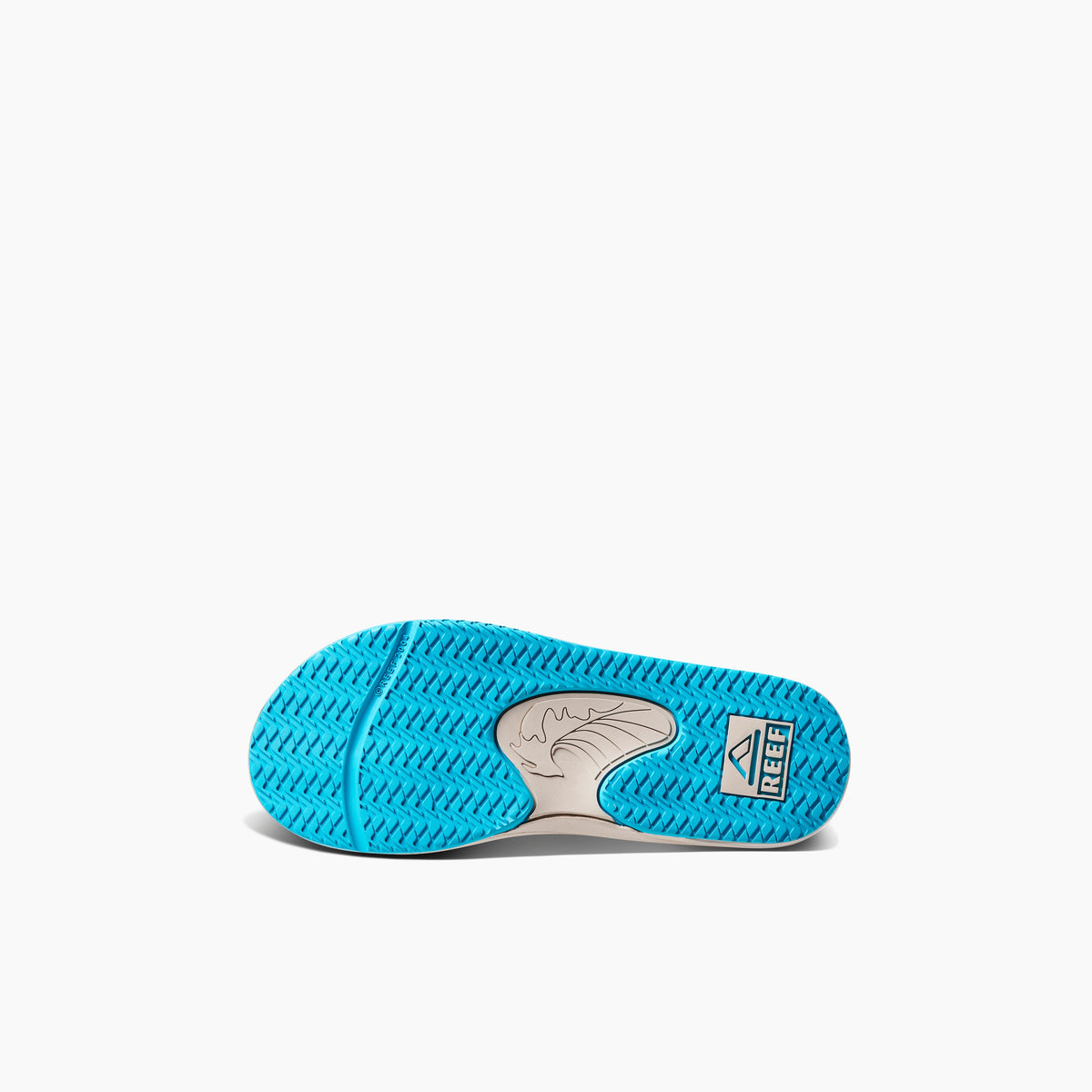 Reef Kids Fanning - Grey/Aqua/Oak