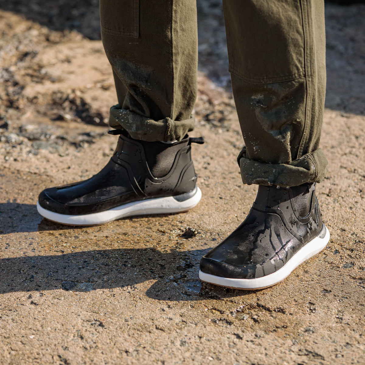 Reef Scallywag - Black/White/Gum