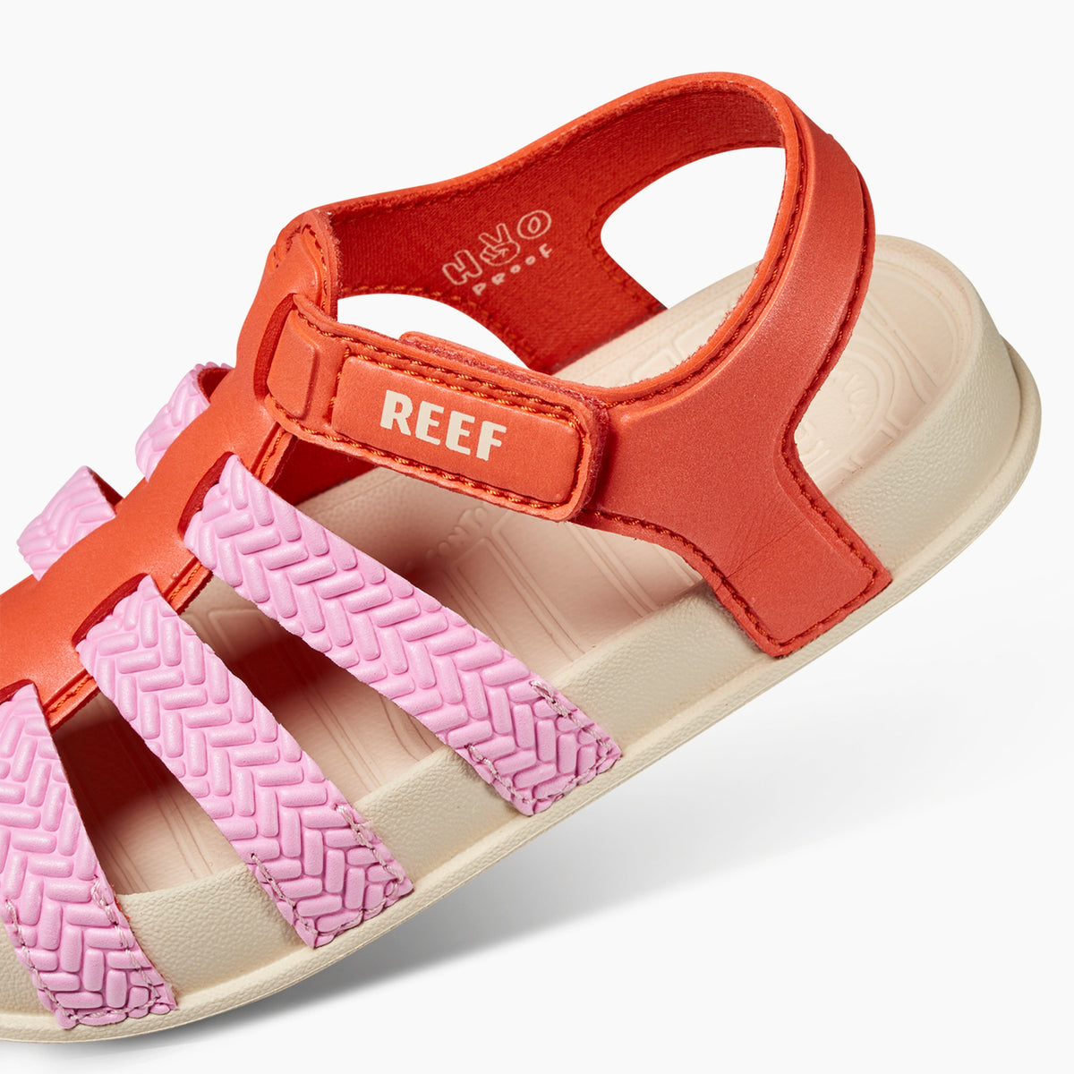 Reef Kids Water Beachy - Mandarin Red