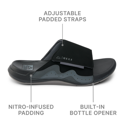 Reef Cruiser Slide - Black/Grey