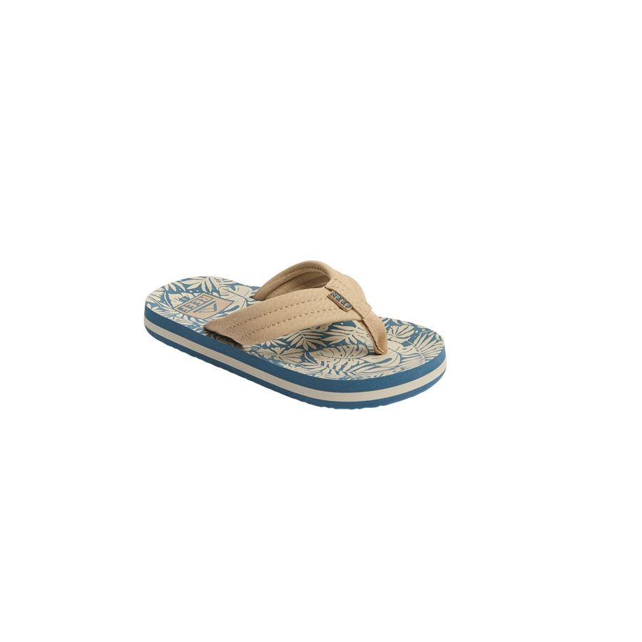 Reef Kids Ahi - Blue/Tan Palm