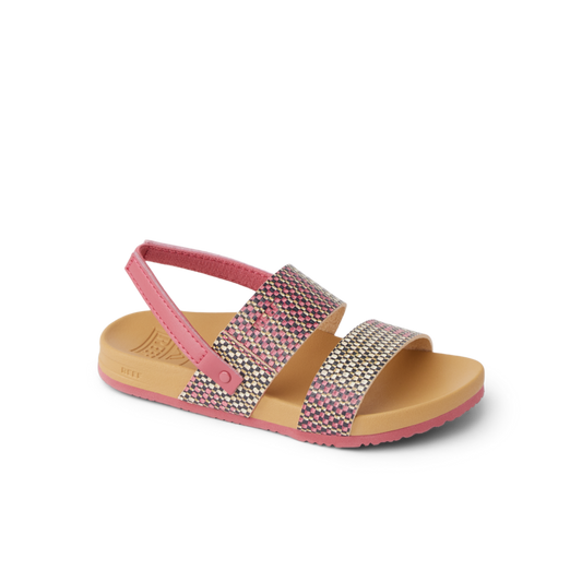 Reef Little Cushion Vista - Pink Raffia