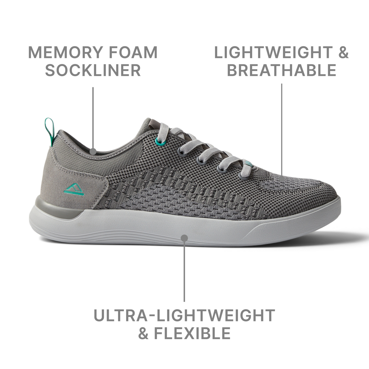 Reef Neso - Grey/Aqua