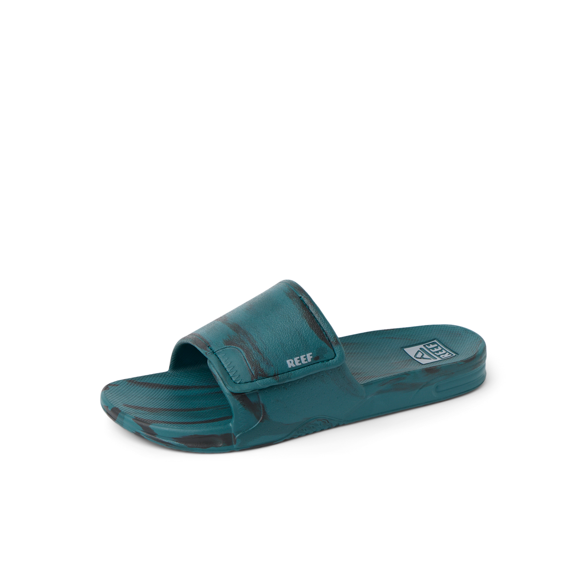Reef Fanning Slide H2O - Deep Teal Marble