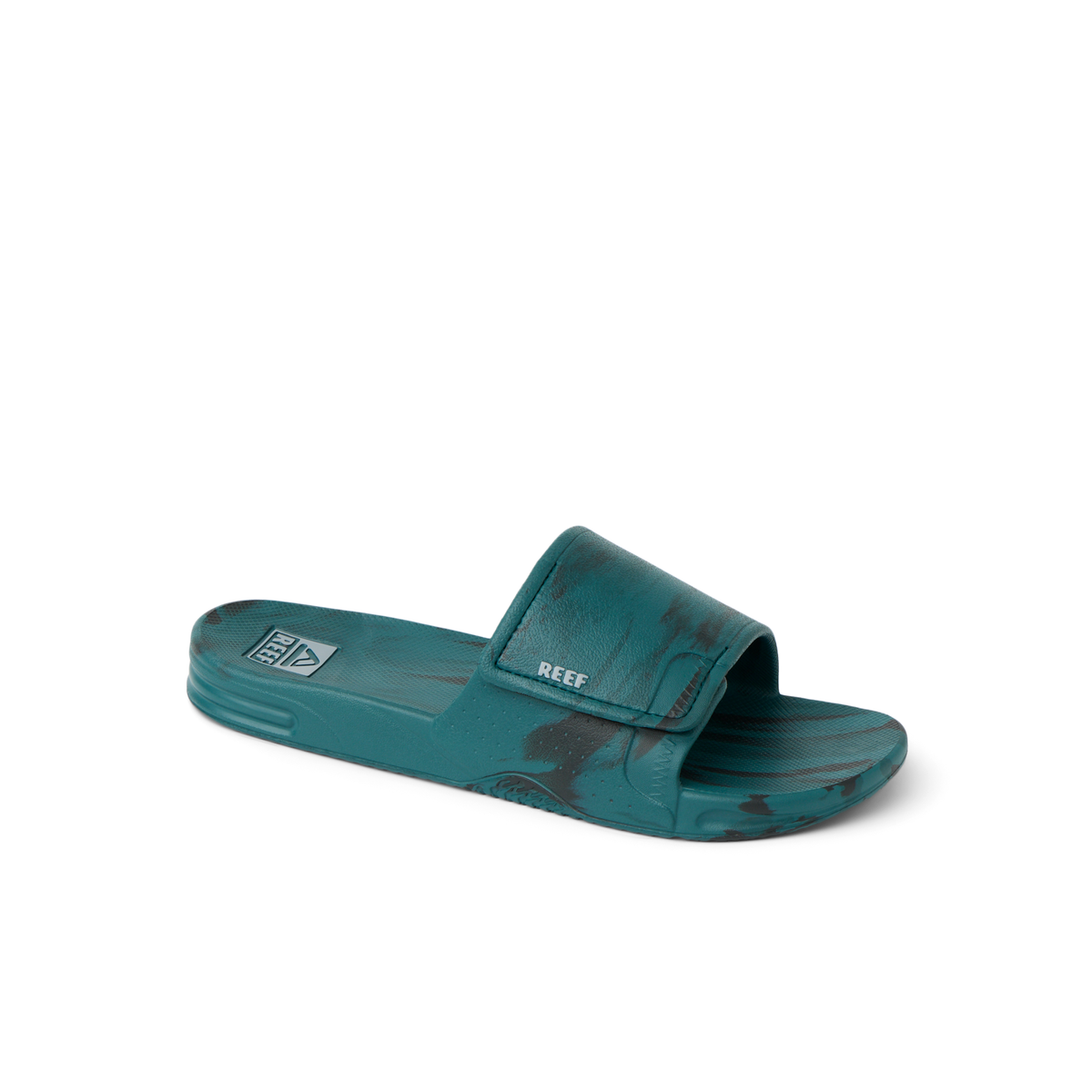 Reef Fanning Slide H2O - Deep Teal Marble