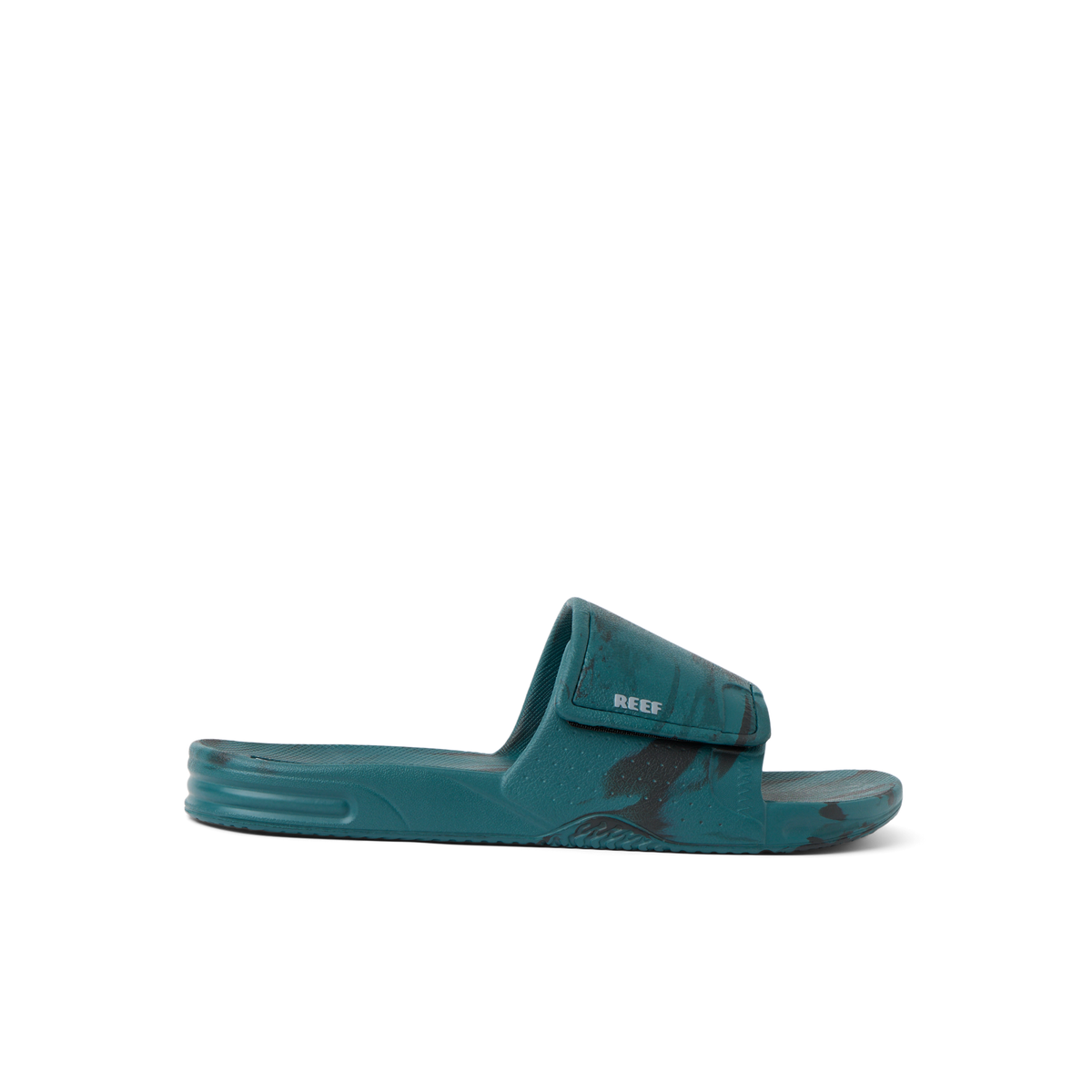 Reef Fanning Slide H2O - Deep Teal Marble
