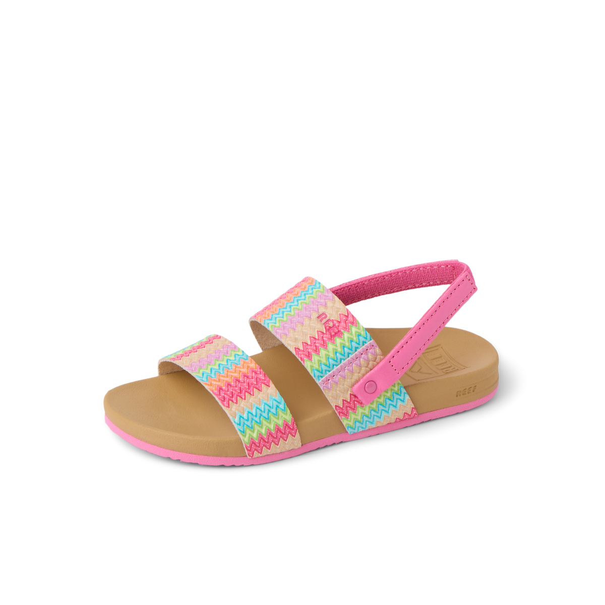 Reef Little Cushion Vista - Pink/Multi Raffia