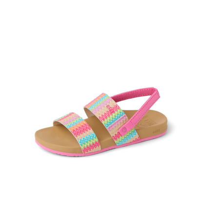 Reef Little Cushion Vista - Pink/Multi Raffia