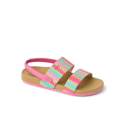 Reef Little Cushion Vista - Pink/Multi Raffia