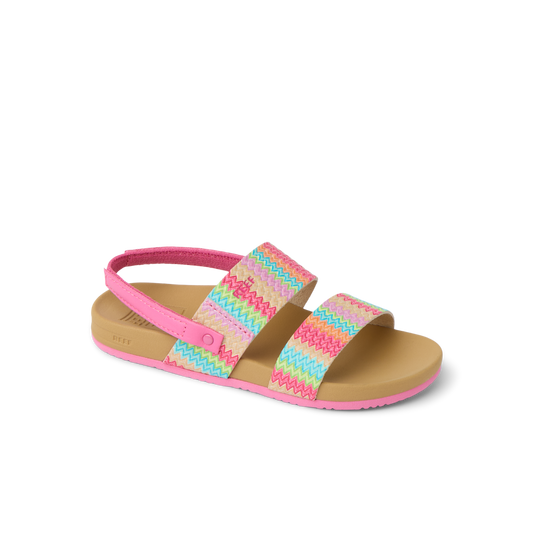 Reef Little Cushion Vista - Pink/Multi Raffia