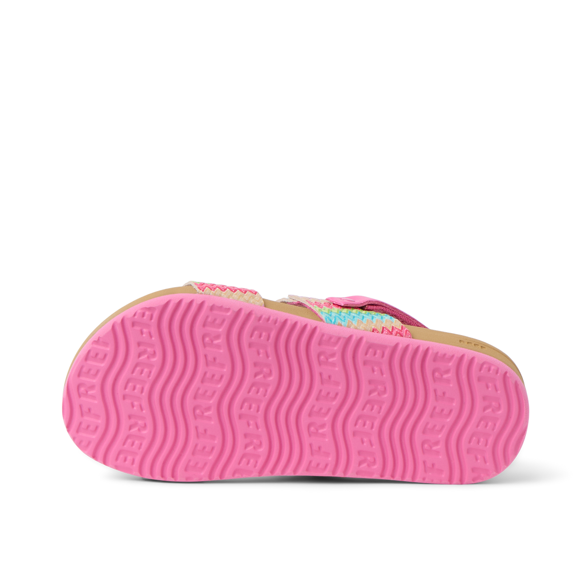 Reef Little Cushion Vista - Pink/Multi Raffia