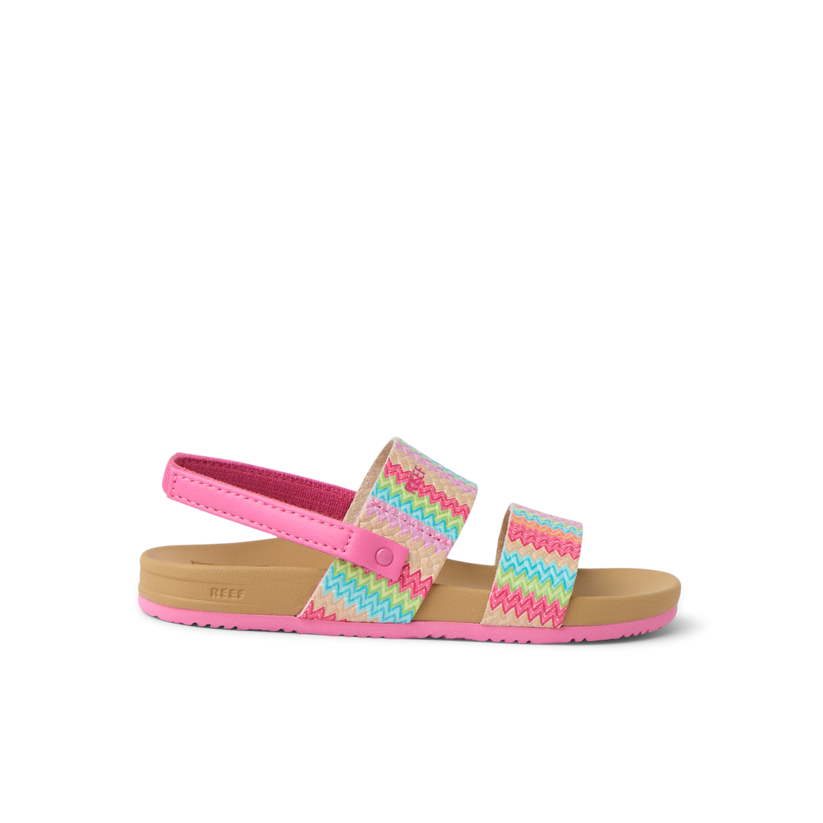Reef Little Cushion Vista - Pink/Multi Raffia