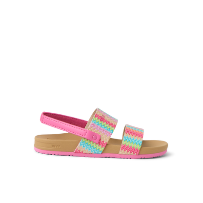 Reef Little Cushion Vista - Pink/Multi Raffia