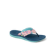 Navy/Aqua Multi
