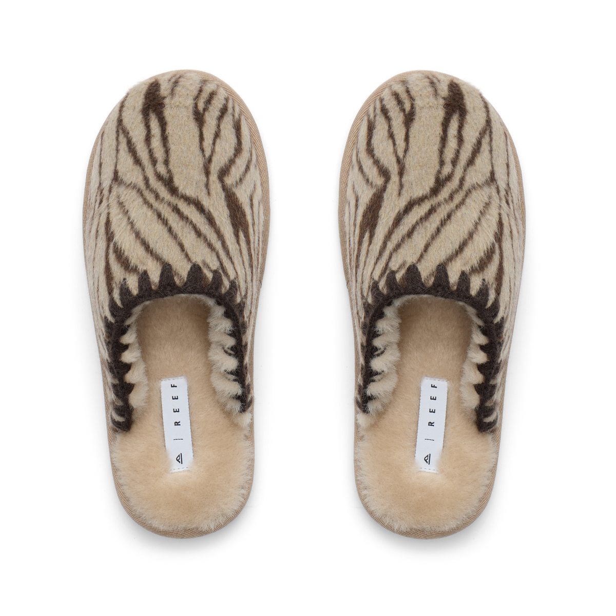 Reef Iryss Slipper - Choco Zebra