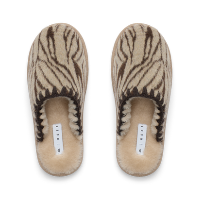 Reef Iryss Slipper - Choco Zebra