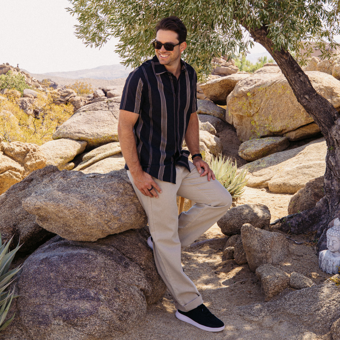 Reef Carrick Stretch Pant - Kelp