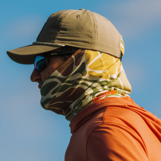 Reef Bamboo Lightweight Sun Mask - Floral Camo - Floral Camo